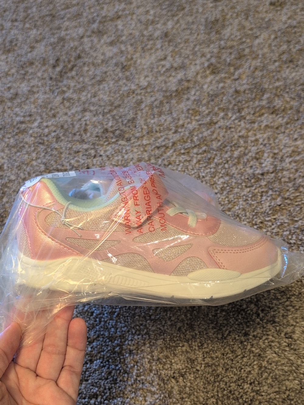 Stride Rite 13 Ryne Pink Sparkle - Picture 4 of 9